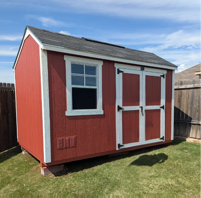 Shed positioned with good sunlight and shade balance