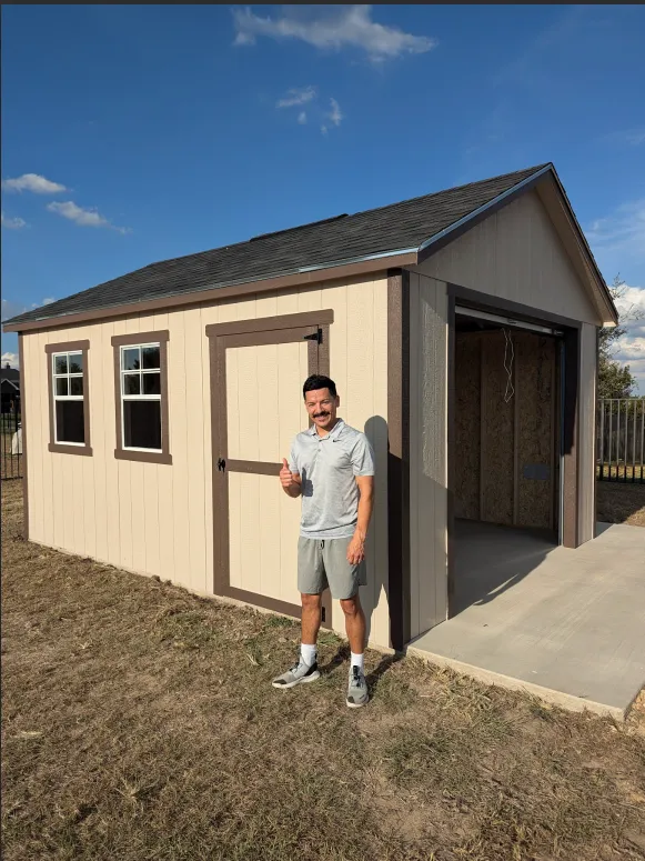 Custom shed Texas